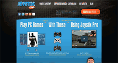 Desktop Screenshot of joystixpro.com